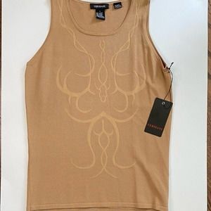 Vermani Tan Tanktop, Size L, NWT